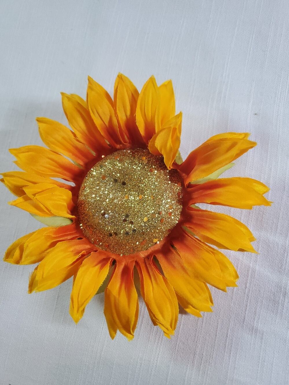 Yellow Sunflower Hair Clip & Brooch Pin Combo Floral Flower Accessory